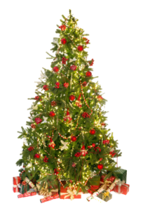 Decorated-Christmas-tree-hire