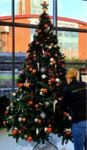 Corporate Christmas tree hire